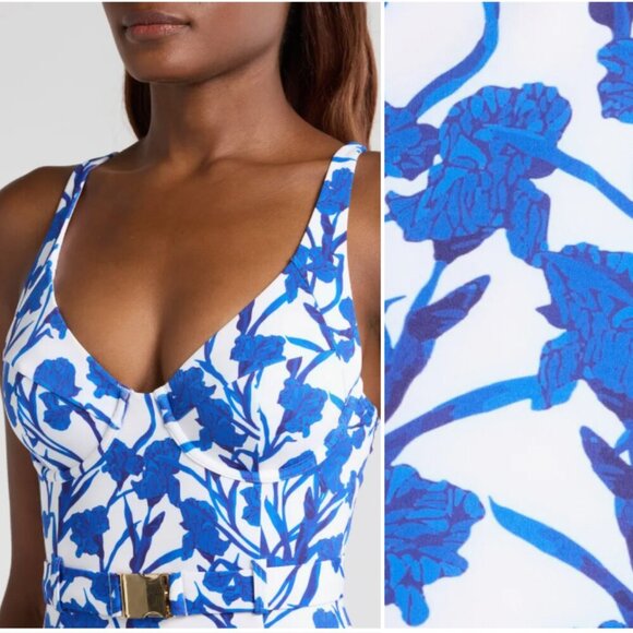 NWT Hutch Swimsuit // Sally Belted Vine // Size Large - Picture 3 of 9